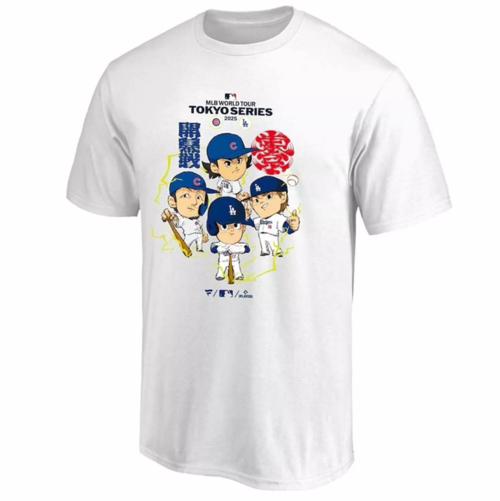 Men Los Angeles Dodgers blank white MLB 2025 Tshirt style 7